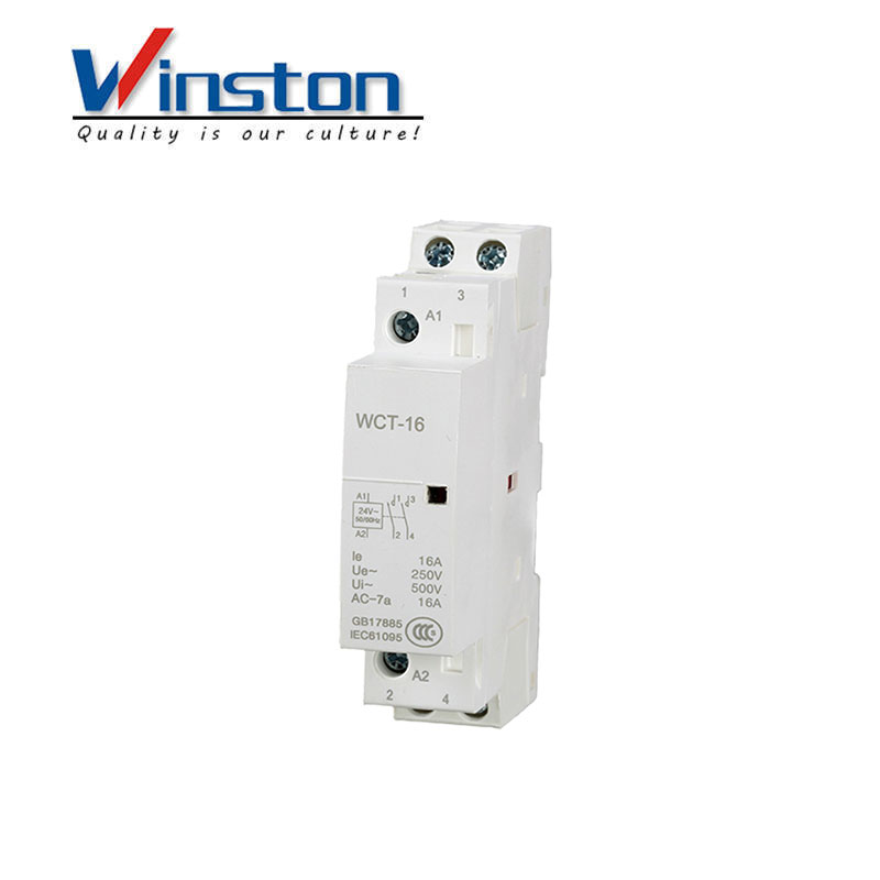 2NC 16A 2P WCT Magnetic Types Of Contactor
